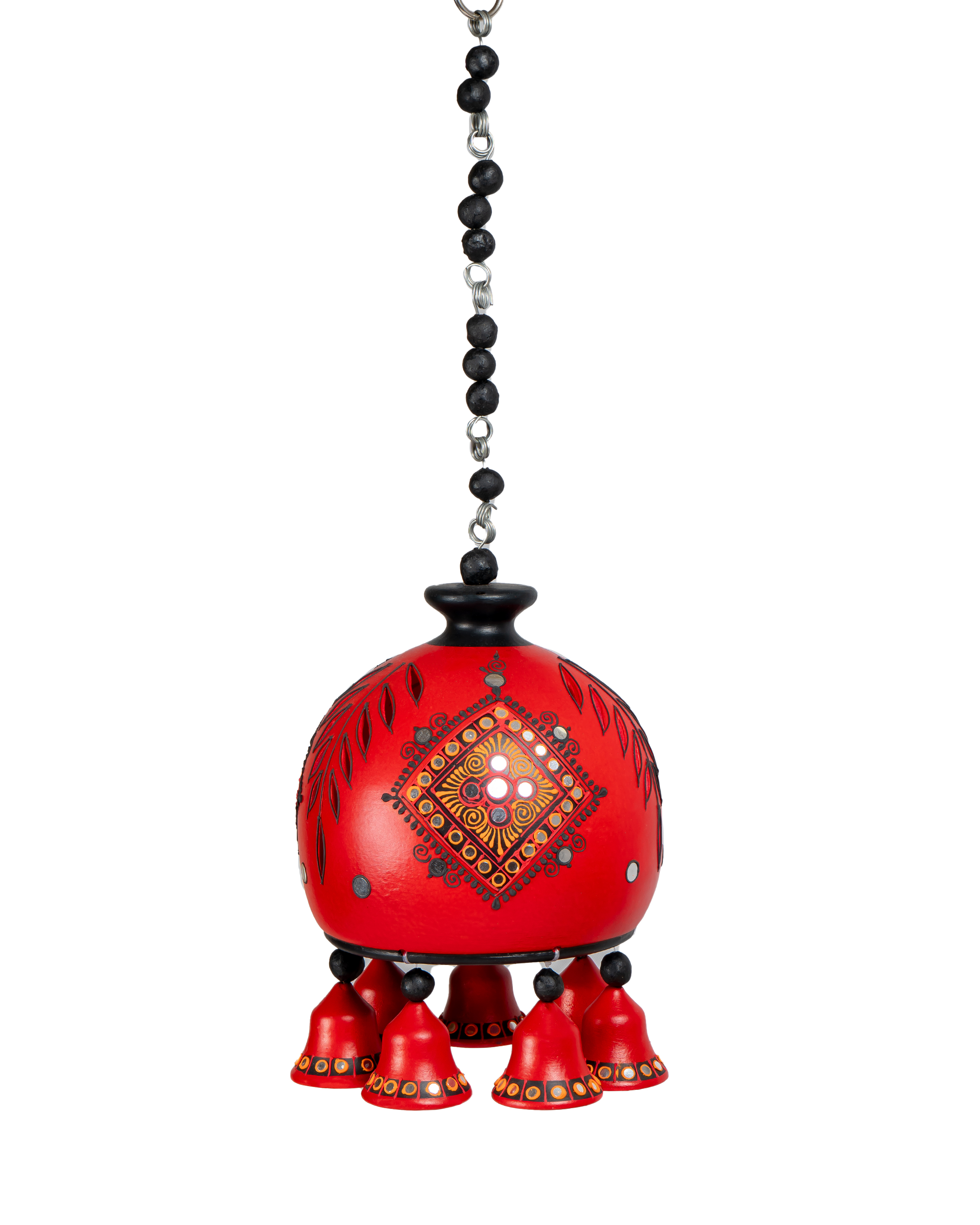 Dome Hanging Bell-RED-B