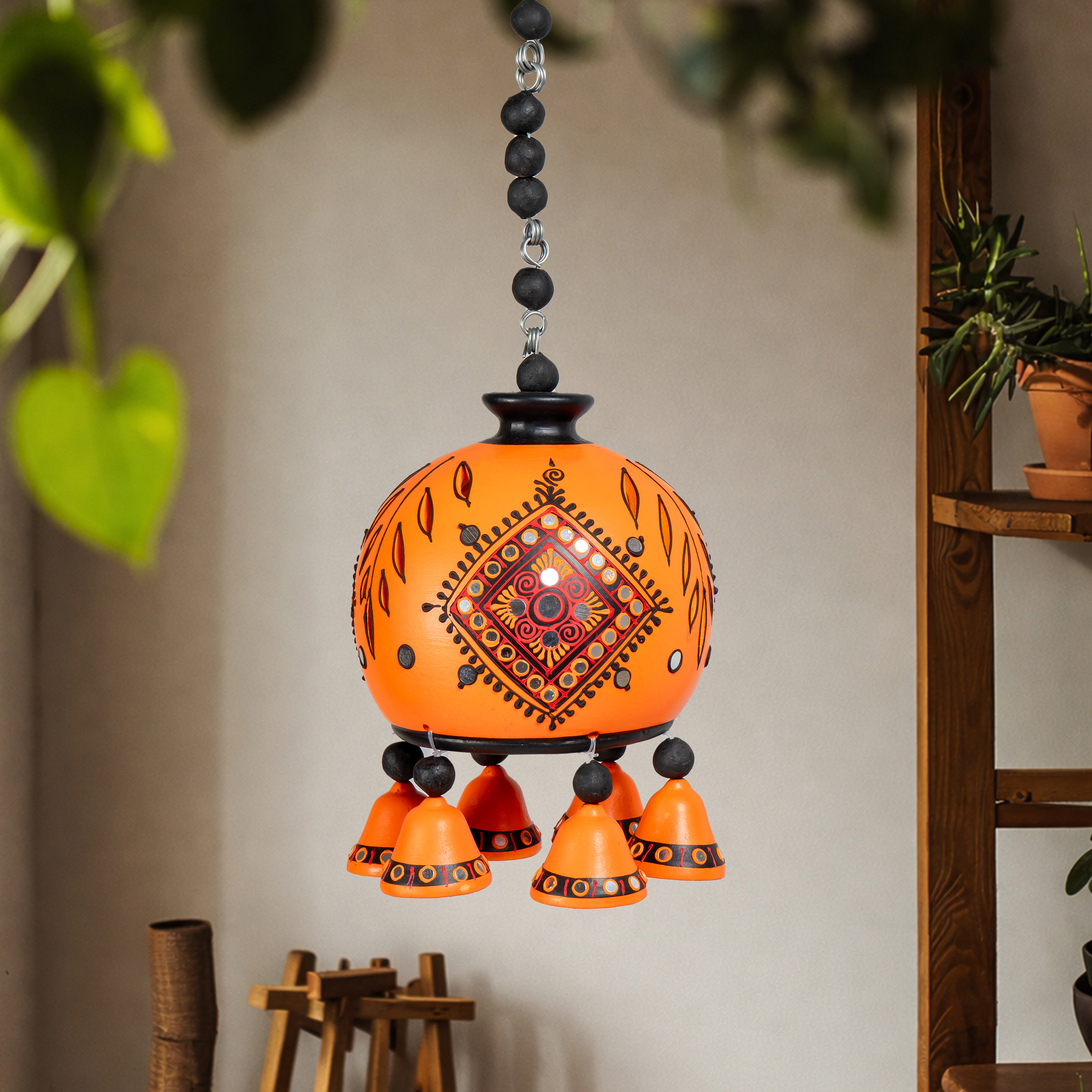 Dome Hanging Bell-ORANGE-S
